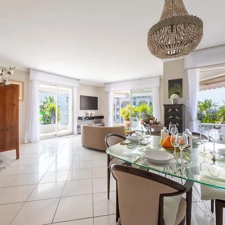 3-br Sea View Swimming Pool Appartement Cannes